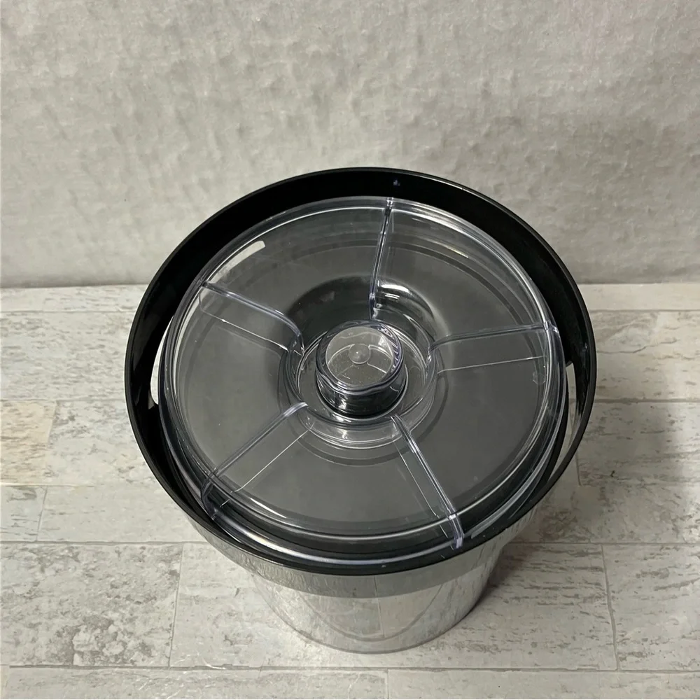 Vintage 80's Ice Bucket CUBES Thermo Serv Insulated ~ Made in USA ~